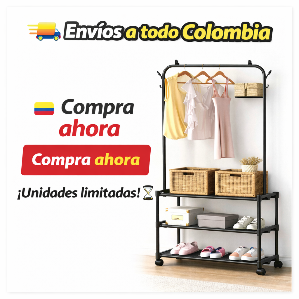 ¡Organiza tu espacio en minutos! - ZAPATERO Y PERCHERO