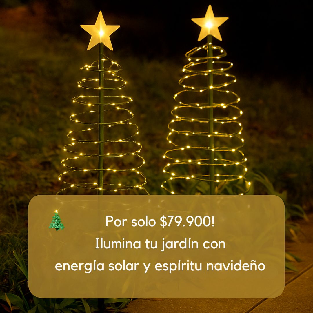 Ilumina tu hogar con la magia de la Navidad - ARBOL NAVIDAD ESPIRAL