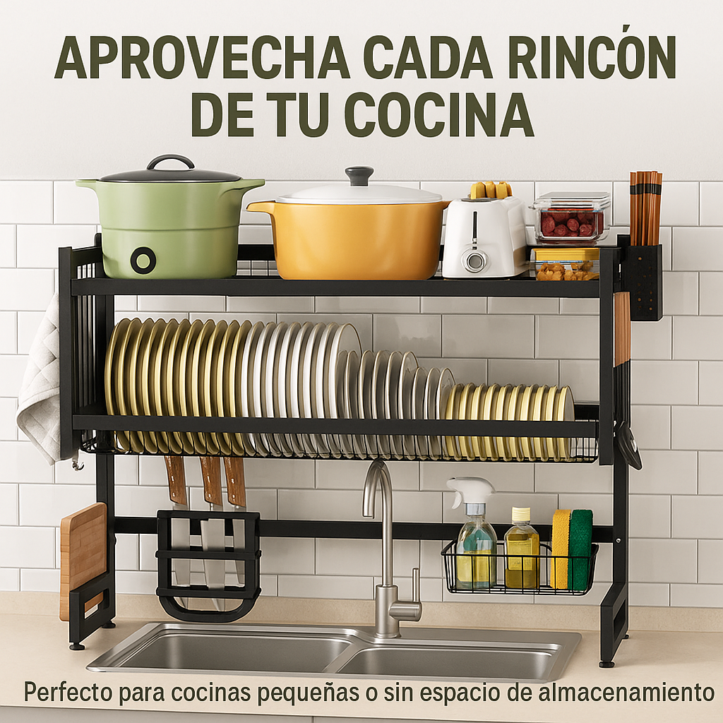 Tu cocina más limpia que nunca - ESCURRIDOR DE PLATOS