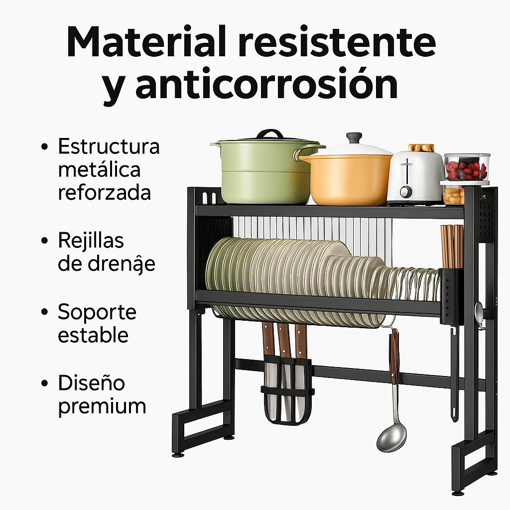 Tu cocina más limpia que nunca - ESCURRIDOR DE PLATOS