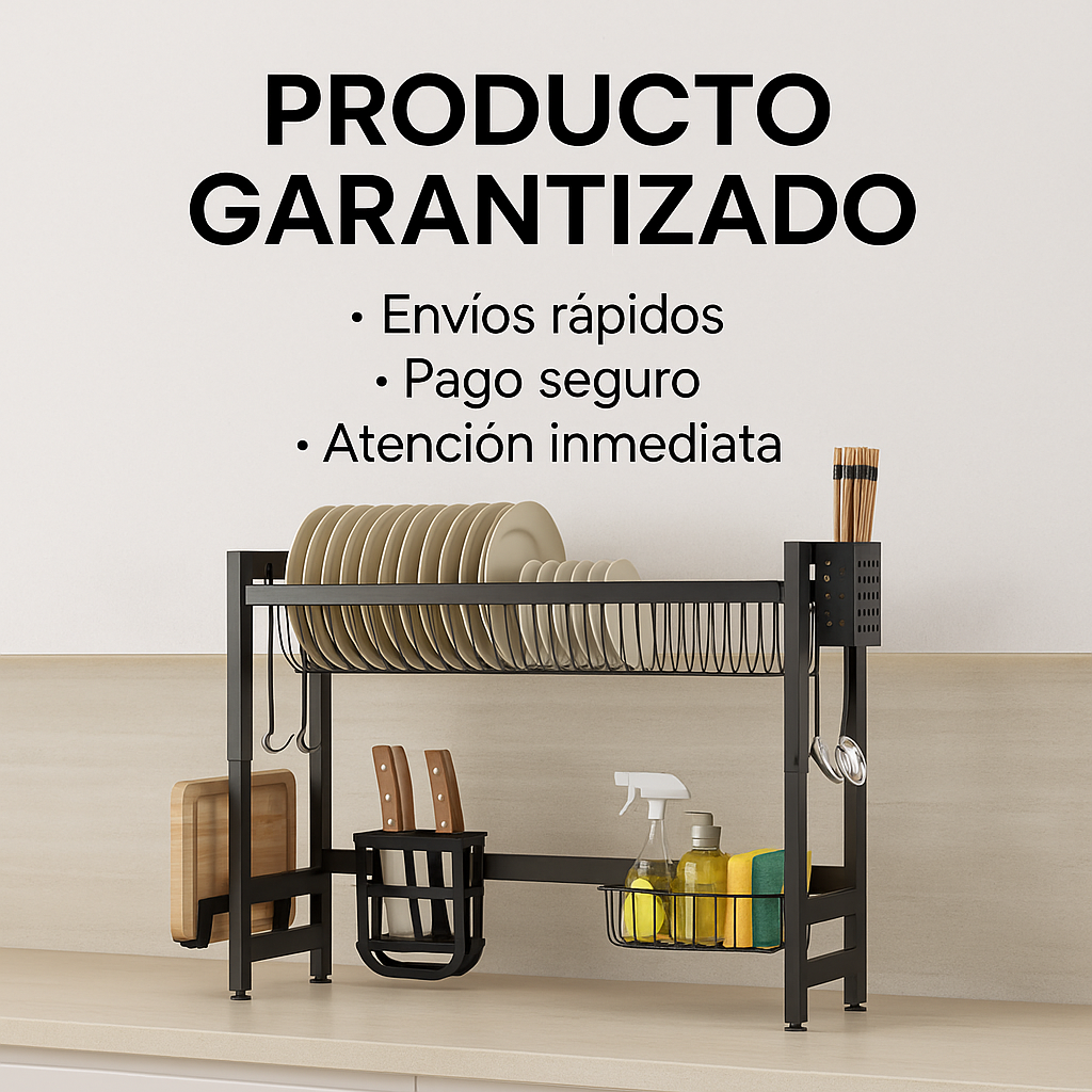 Tu cocina más limpia que nunca - ESCURRIDOR DE PLATOS