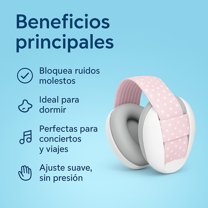 Dile adiós a los ruidos molestos, dale paz a tu bebé - AUDIFONOS CANCELACION DE RUIDO