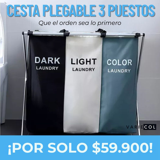 INDISPENSABLE ORGANIZADOR DE LAVANDERÍA PARA EL HOGAR